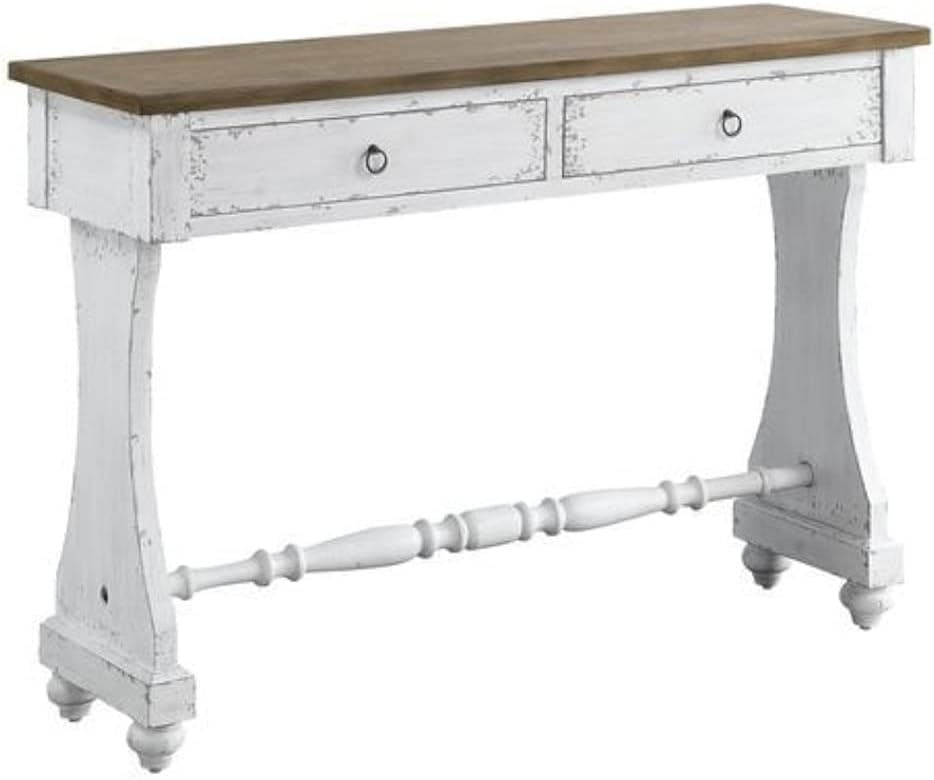 Antique White Console Table T770