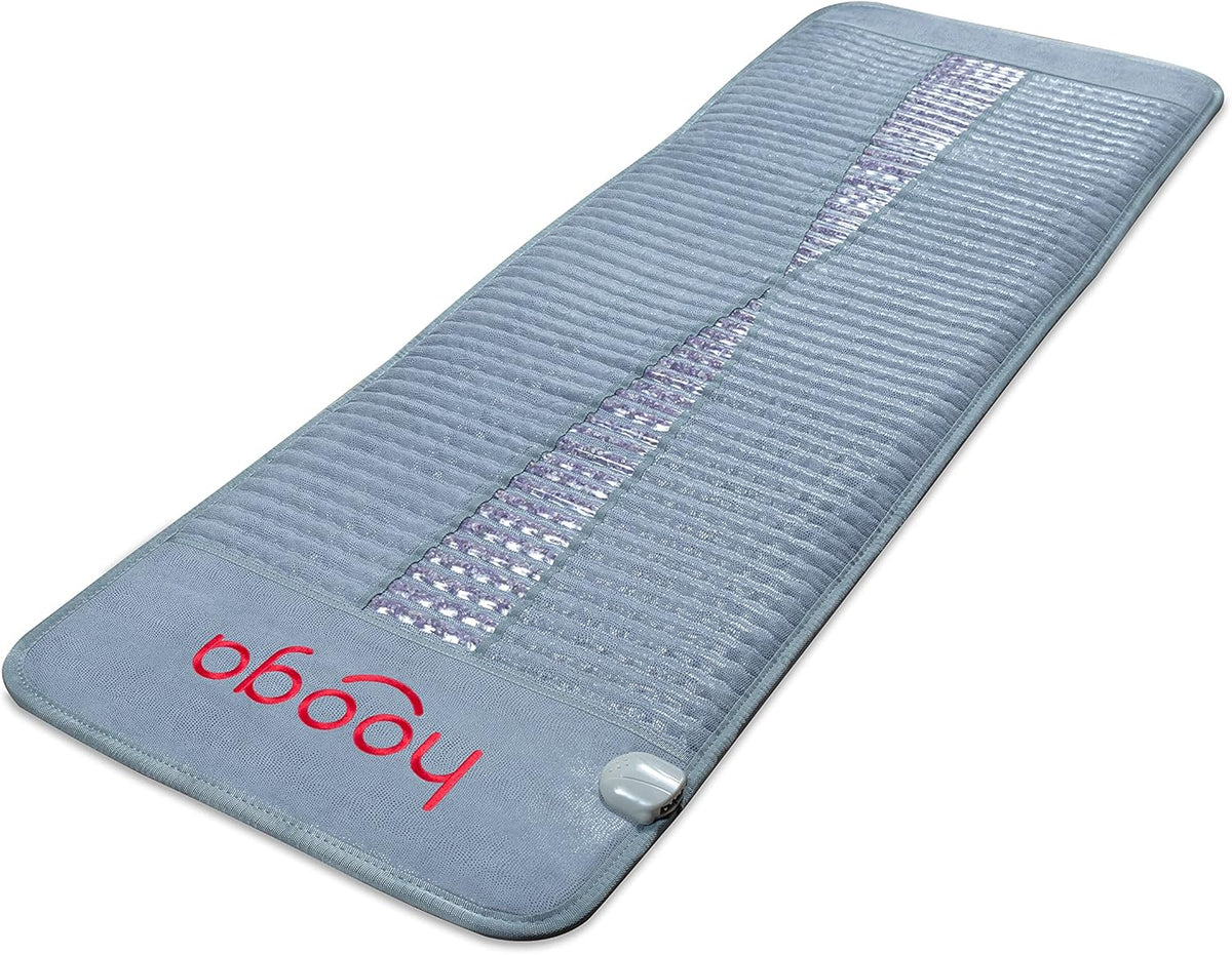 Far Infrared Amethyst Heating Mat Pad, 72x24 Inch, 19 Layers, Adjustable Heat 86°-158°F, Carrying Case, Sweat Proof Cover L376154