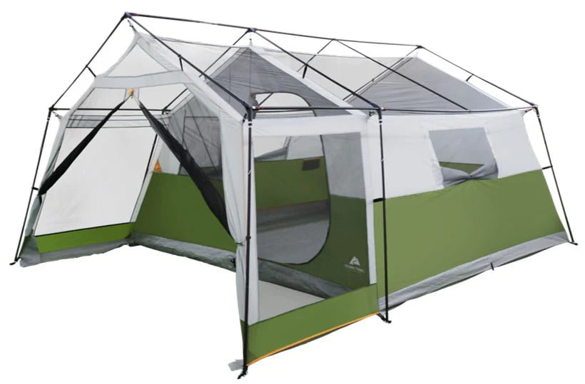 8-Person Cabin Tent with Screen Porch, Green Q71794