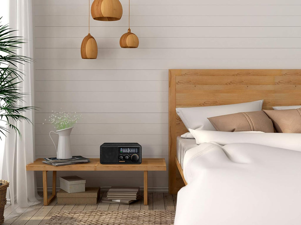 Retro AM/FM Bluetooth Wooden Cabinet Radio I967