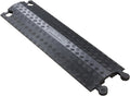 Heavy Duty Single Channel Cable Protector, 30in Length, Black L241287
