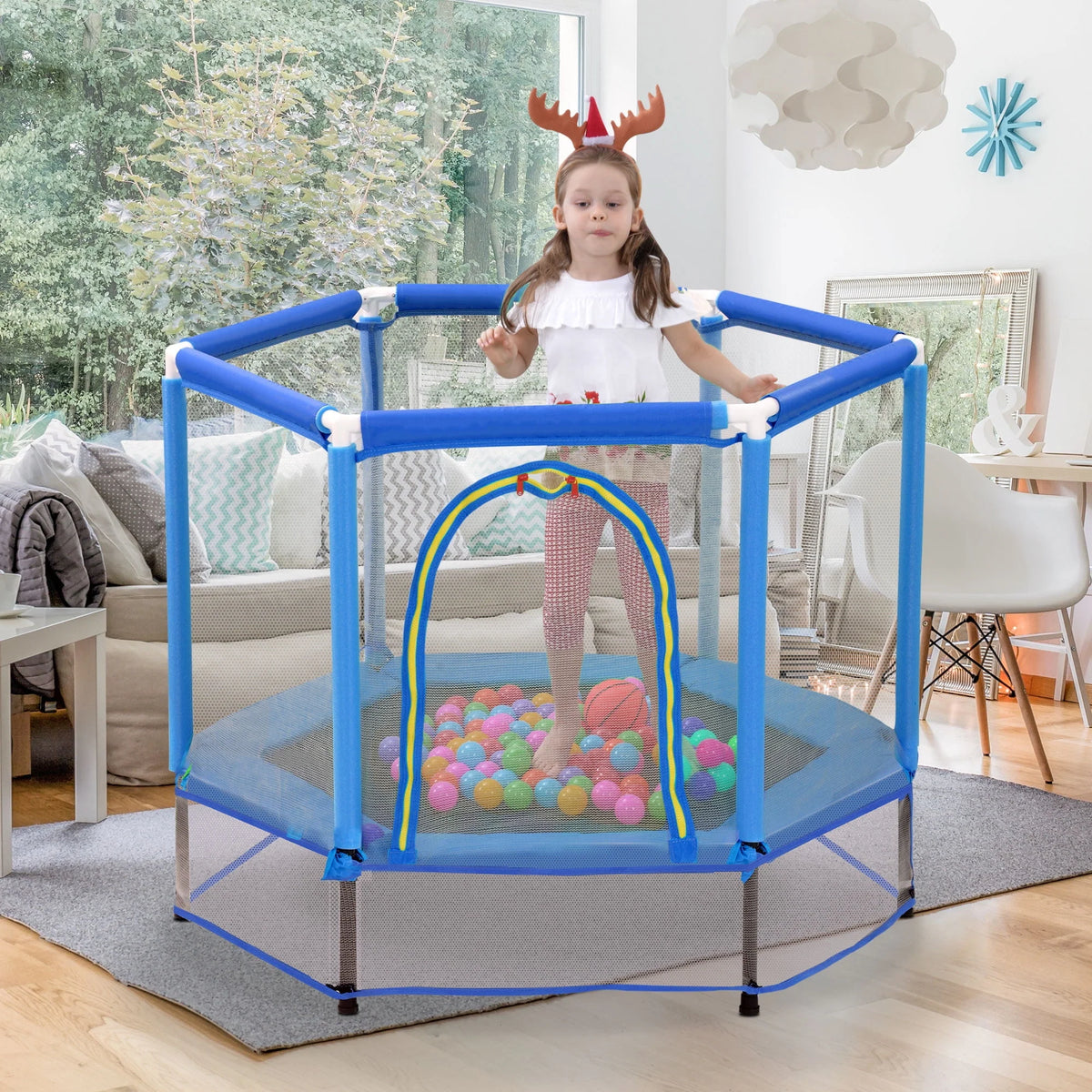 36'' Mini Foldable Trampoline with Handle S10667