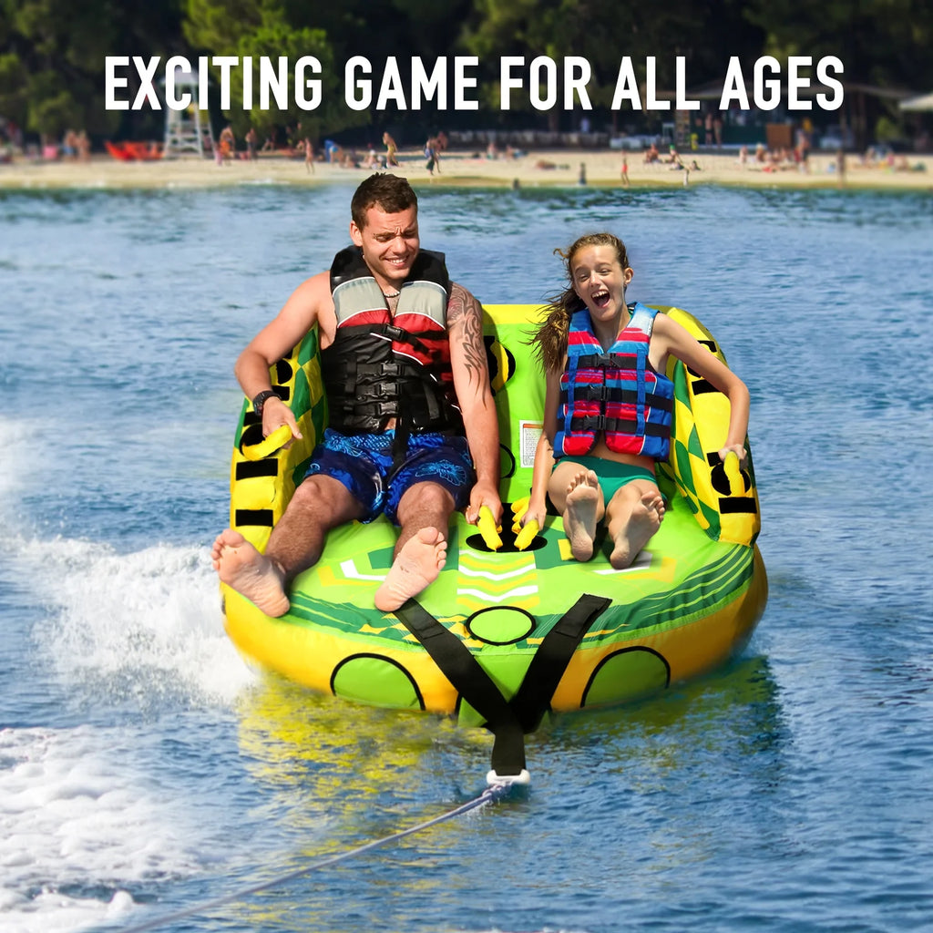 Inflatable Towable Tube with EVA Foam Seat Pads M63351