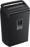 10-Sheet Cross-Cut Paper Shredder with 5.5 Gallons Wastebasket, Black C2353