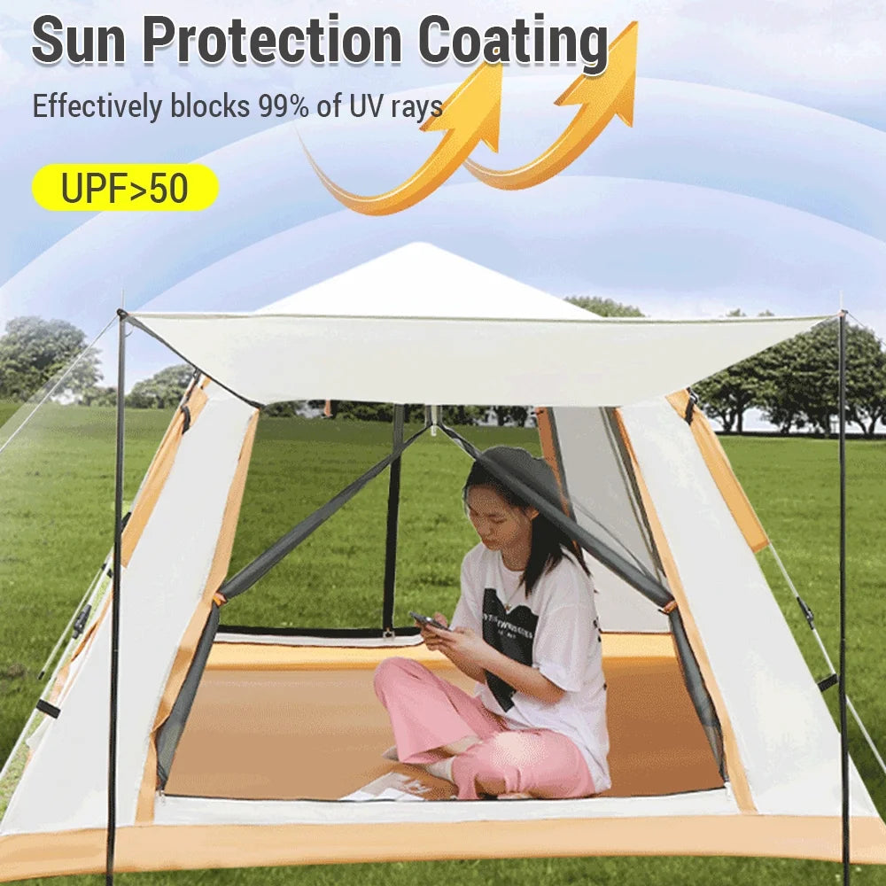 Pop Camping Tent Waterproof for 3 5 People G616728