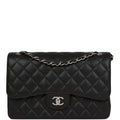 Black Caviar Double Flap Bag R297