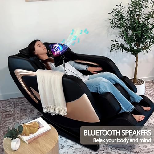 Full Body Zero Gravity Shiatsu Massage Recliner with Heat and Airbags X376405