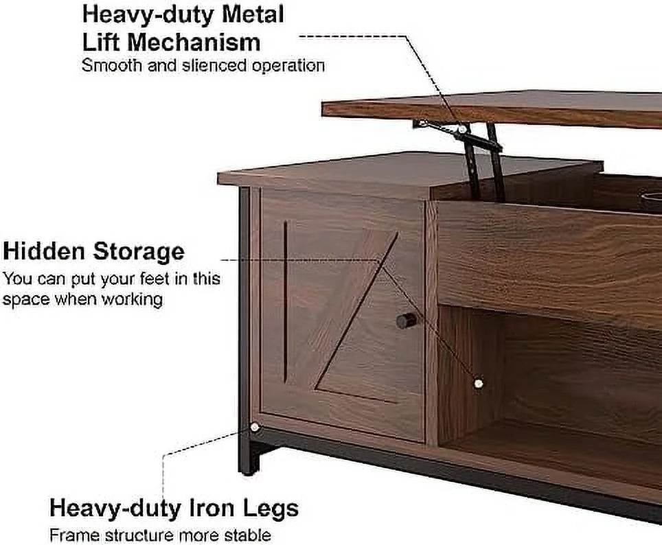 41.7" Lift Top Coffee Table with Drawer I877220