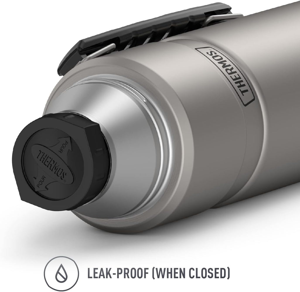 40 Ounce Vacuum-Insulated Stainless Steel Beverage Bottle and 16 Ounce Travel Mug G356461
