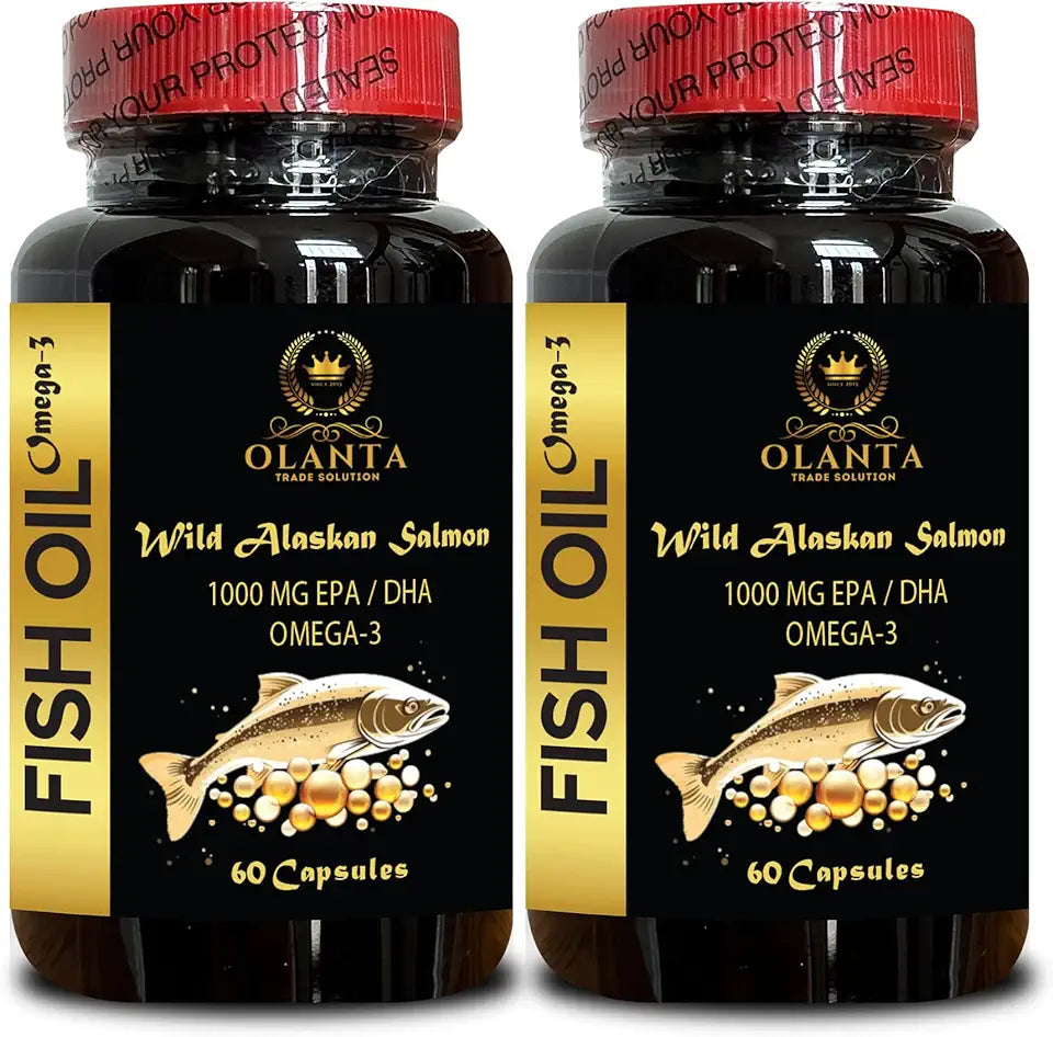 Wild Alaskan Salmon Fish Oil Softgels Omega-3 EPA DHA M267