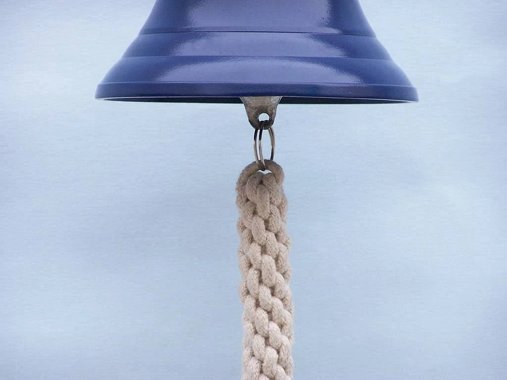 Solid Brass Hanging Ships Bell 11 inch L709885
