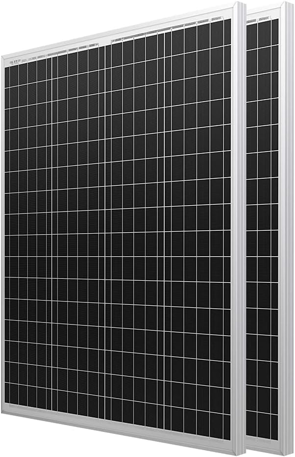 100 Watt 12 Volt Polycrystalline Solar Panel with Solar Connectors J75151