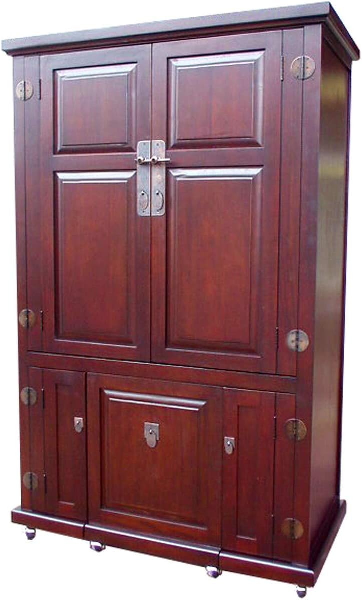 Computer Armoire with Pull Out Seat S440