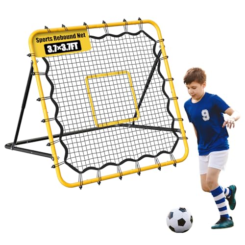 3.7×3.7FT Multi-Sport Training Rebound Net with Pitching Target W86033