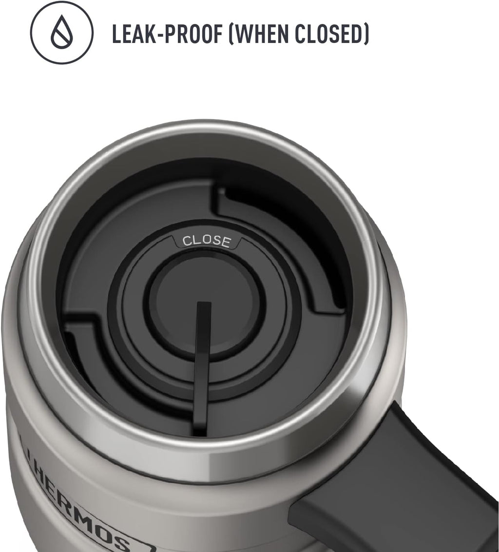 40 Ounce Vacuum-Insulated Stainless Steel Beverage Bottle and 16 Ounce Travel Mug G356461