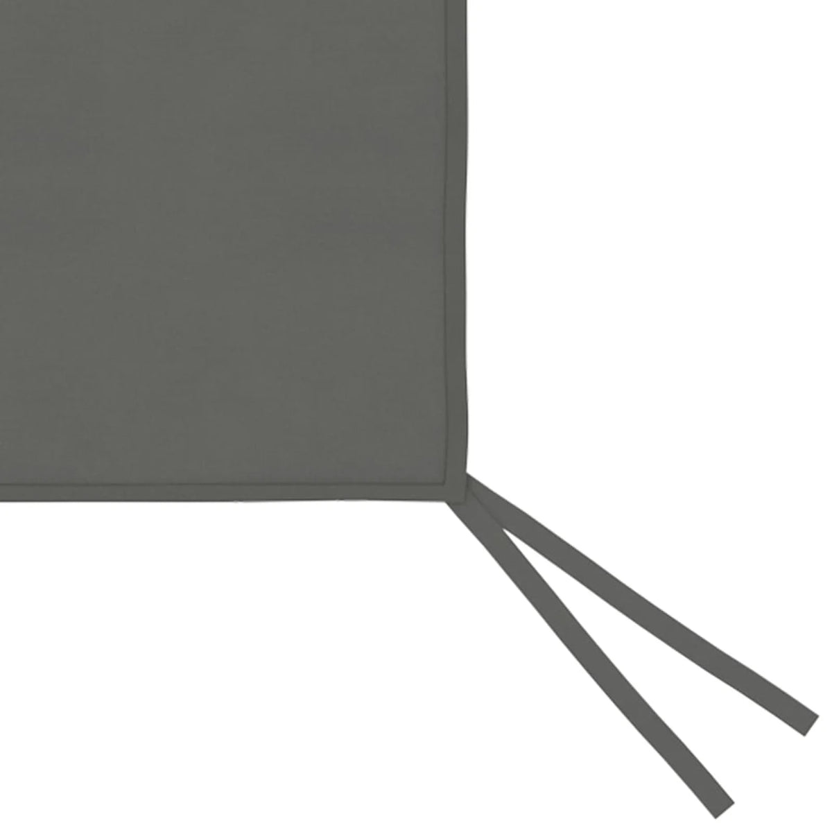 Anthracite Gazebo Sidewalls with Windows 2 pcs K451203
