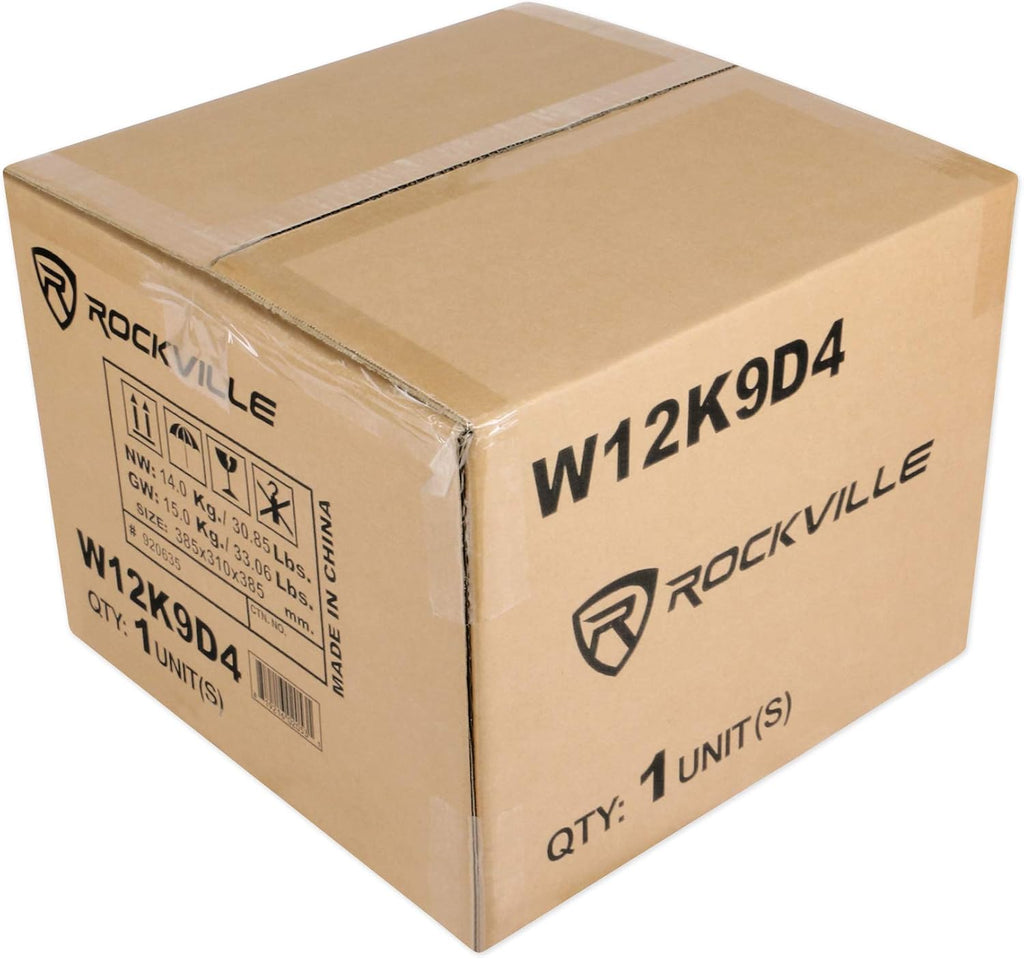 12 8000 Watt Car Subwoofers with Vented Sub Box Enclosure Y7082