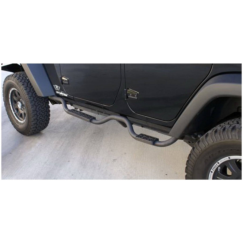Slimline Side Bar Steps Black G2528
