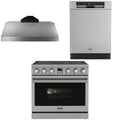 36 Electric Range, Range Hood and Dishwasher P75887