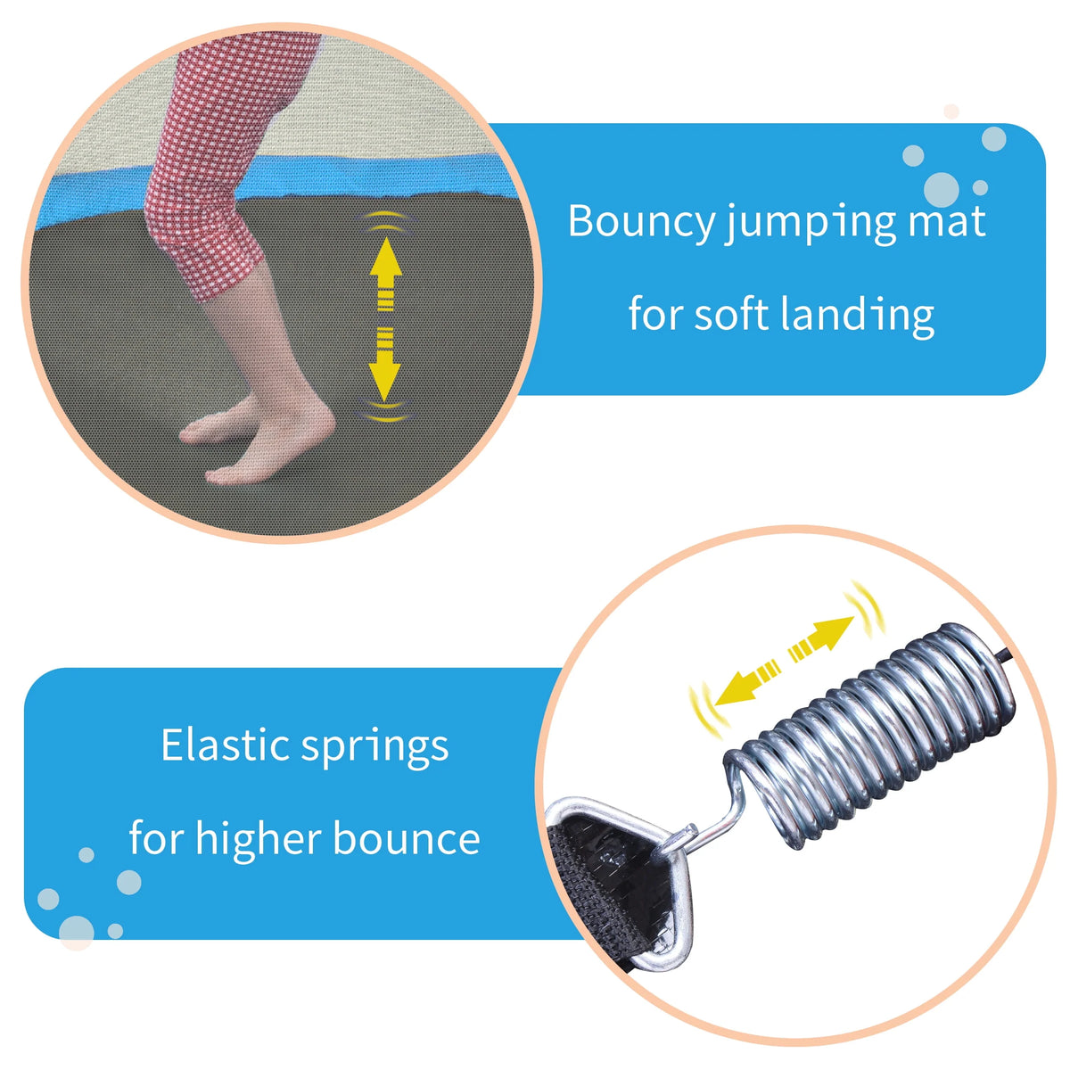 36'' Mini Foldable Trampoline with Handle S10667