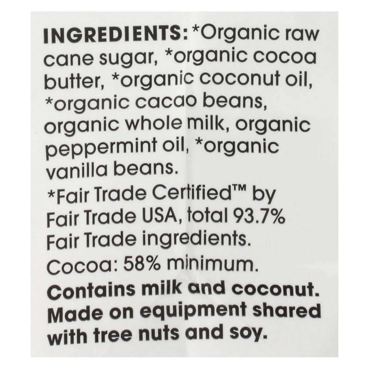 Dark Chocolate Truffles Mint Creme 4.2 oz I618196