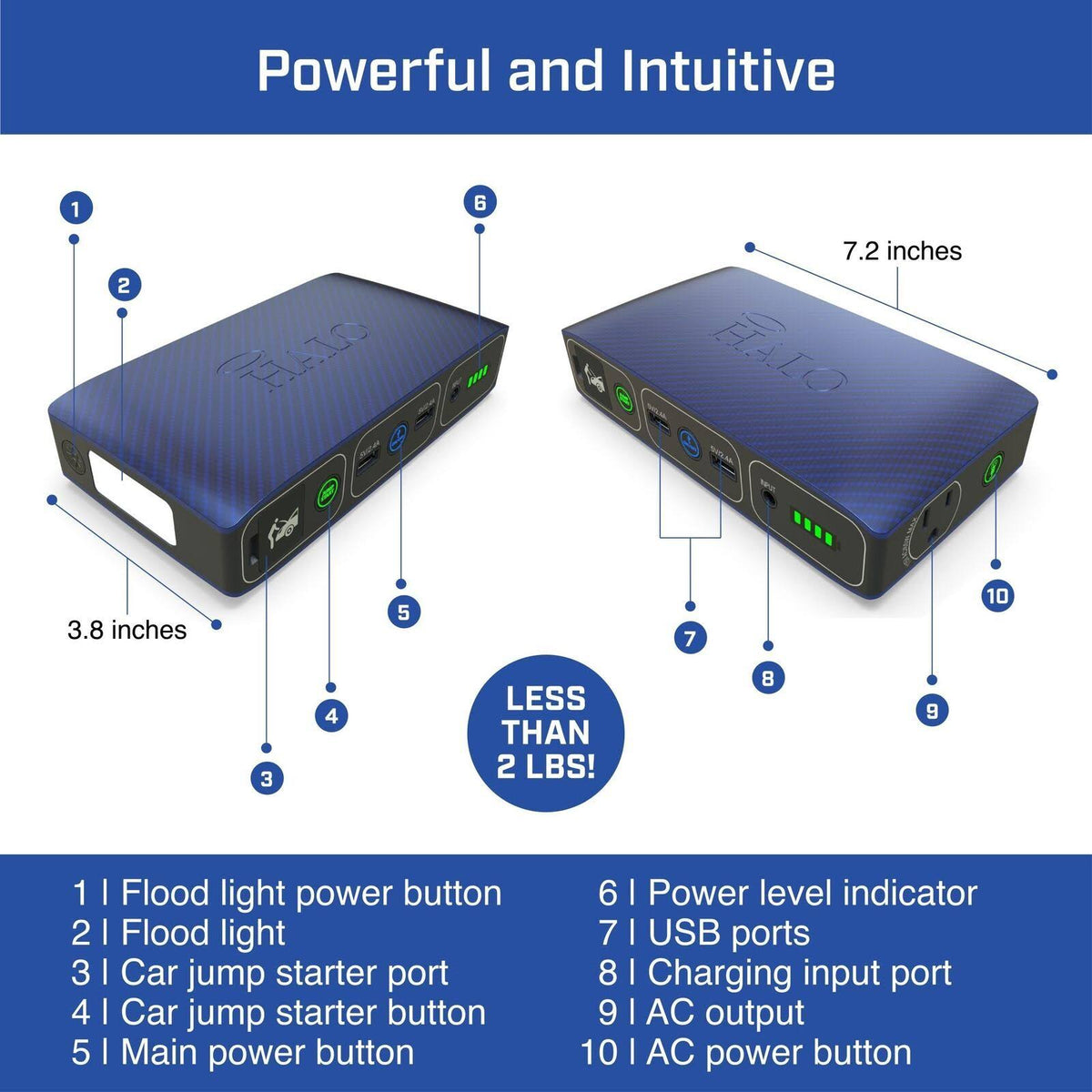 Portable Phone Laptop Charger Car Jump Starter with AC Outlet V262421