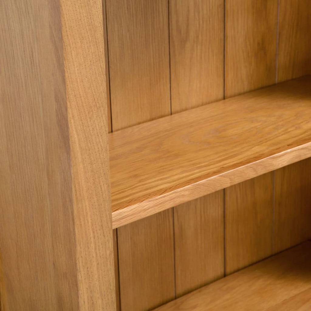 5-Tier Solid Oak Wood Bookcase R137540