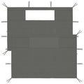 Anthracite Gazebo Sidewalls with Windows 2 pcs K451203