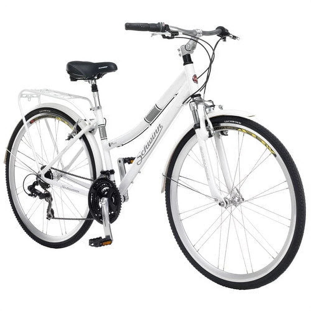 White 700c Hybrid Bicycle T183