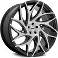 24" Black/Brushed Wheel Rim I763557