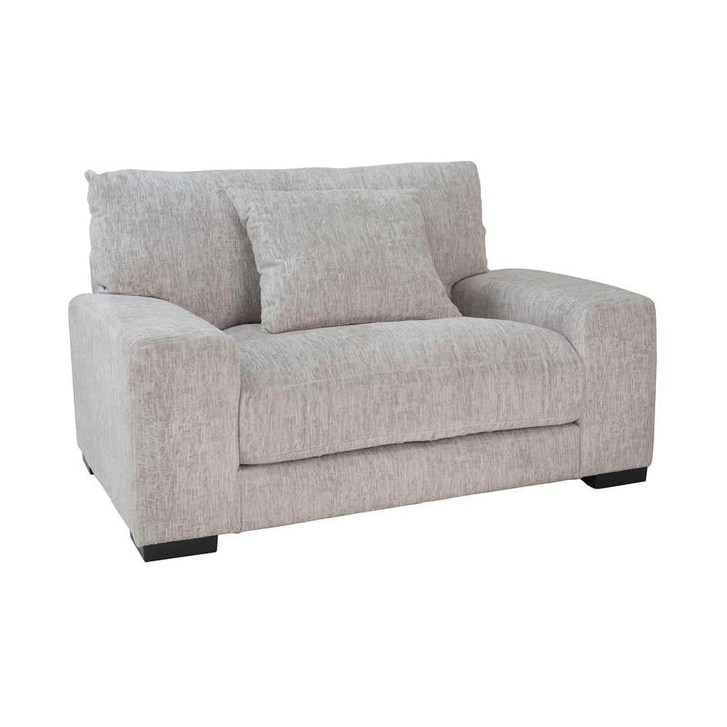 Cream Microfiber Chair H627863