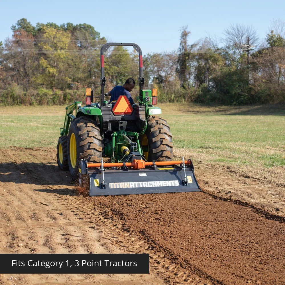 72in PTO Rotary Tiller with L-Shaped Tines W472