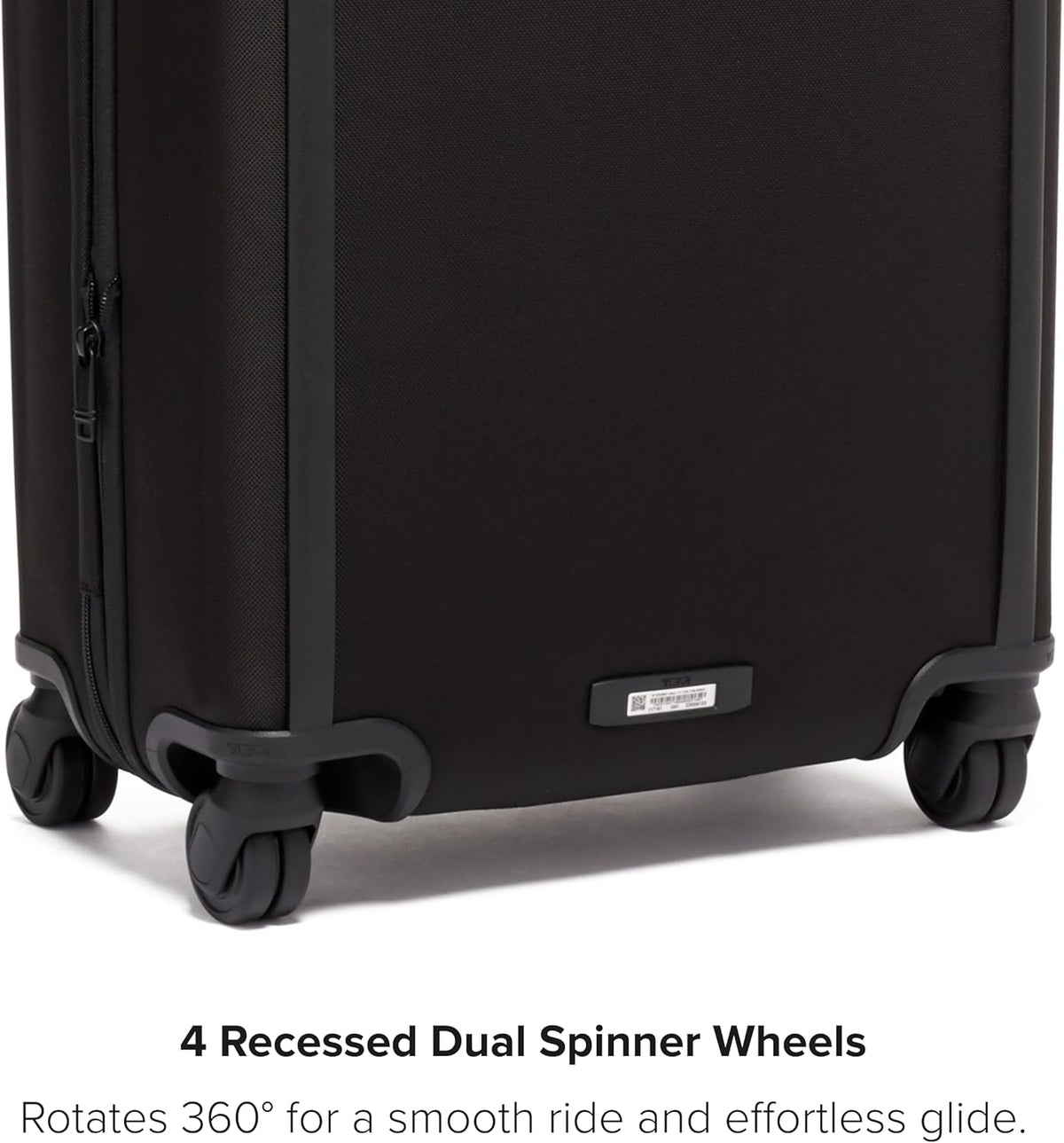 Black 4-Wheeled Carry-On Luggage I493298