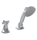 Polished Nickel Deck Mounted Handshower and Diverter Set B346046