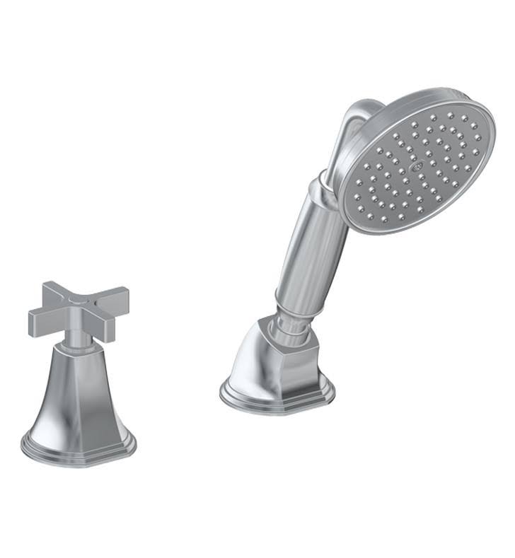 Polished Nickel Deck Mounted Handshower and Diverter Set B346046