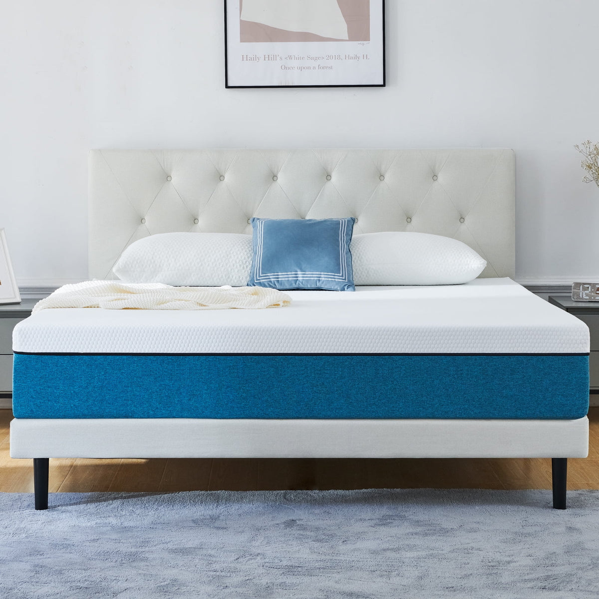 Queen 10 Medium Gel Memory Foam Mattress G54951