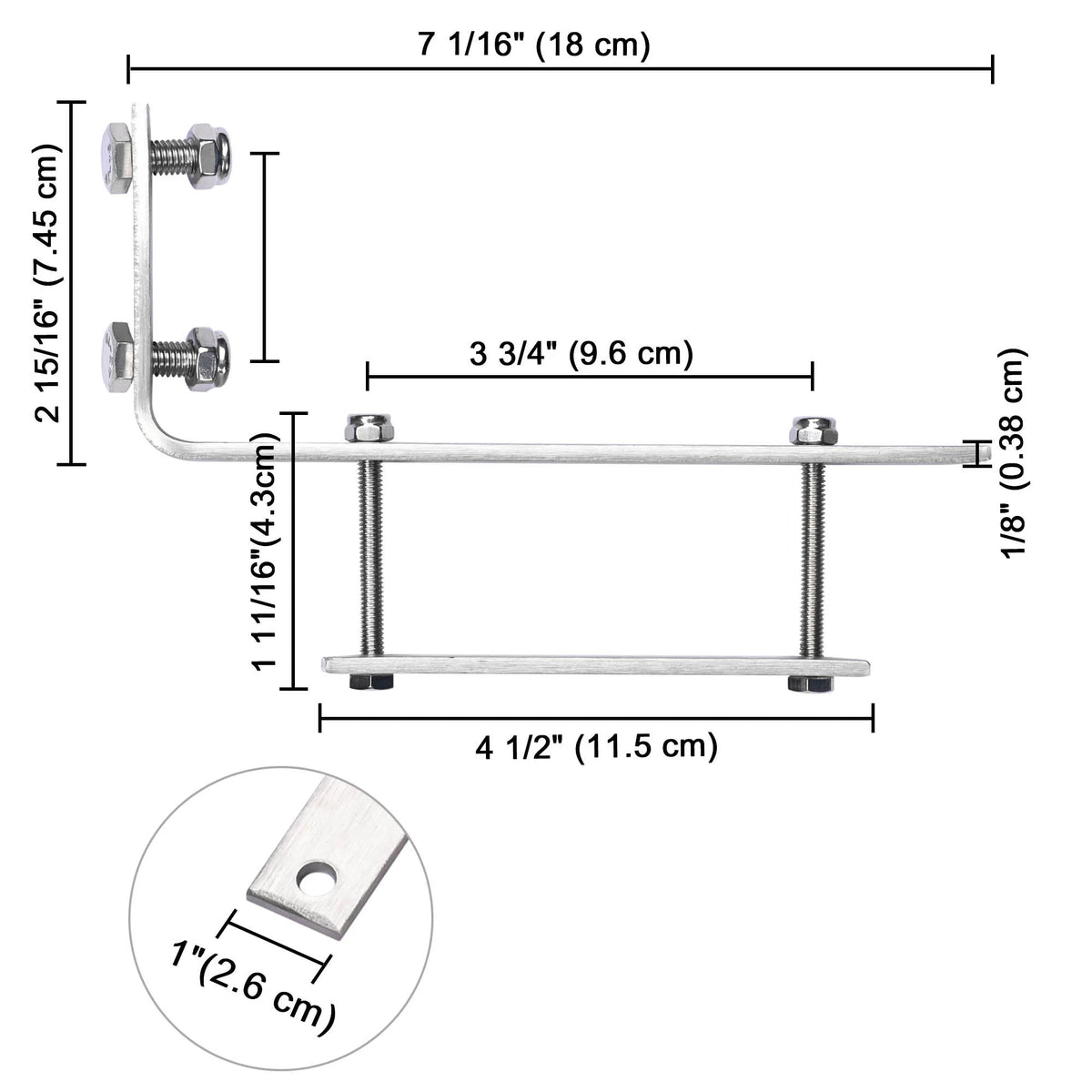 Stainless Steel Car Awning Hardware Kit N9722