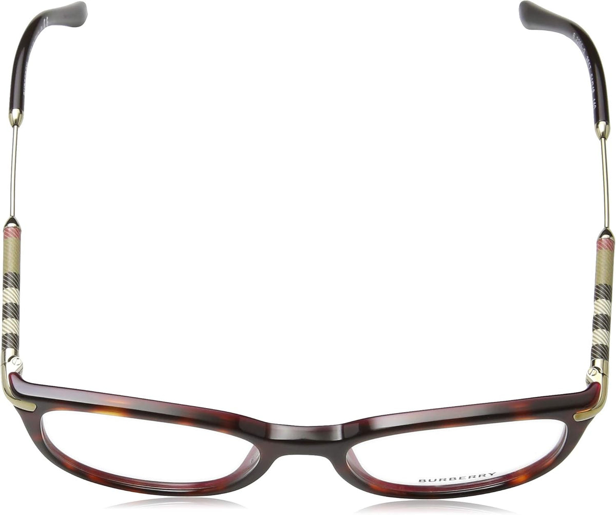 Havana Bordeaux Plastic Square Eyeglasses X8103