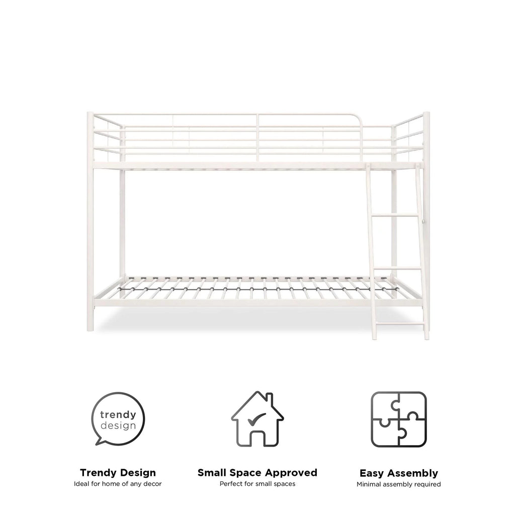 Black Twin-over-Twin Bunk Bed F930