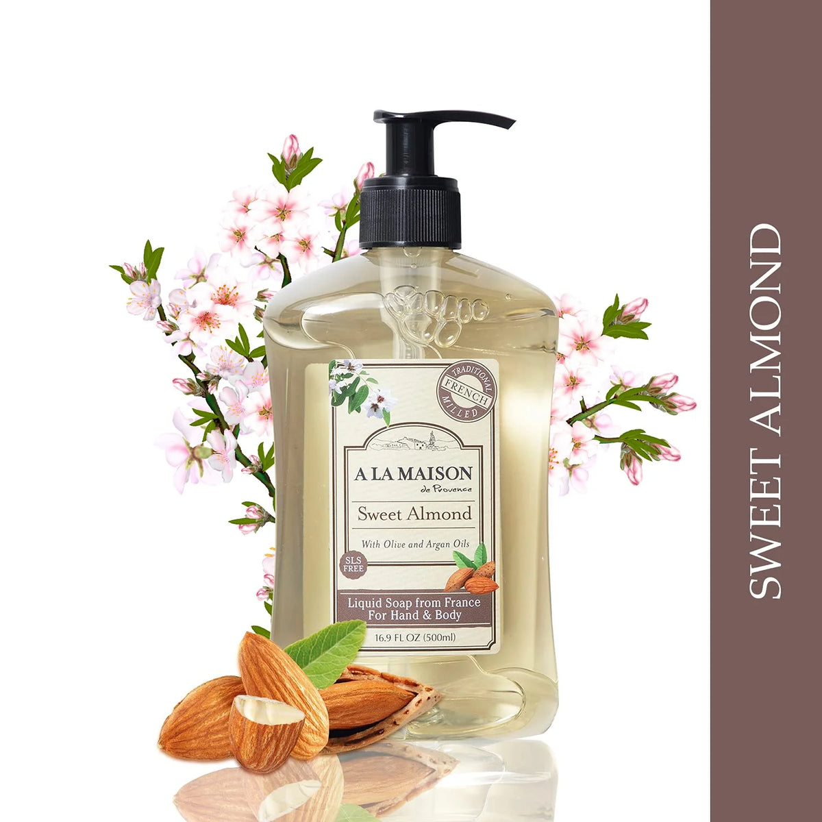 Sweet Almond Liquid Soap, 16.9 oz - 2 Pack N31461