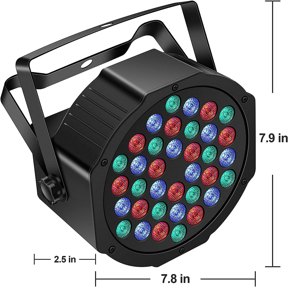 4 Pack Rechargeable Battery Powered RGB LED Uplights I4447