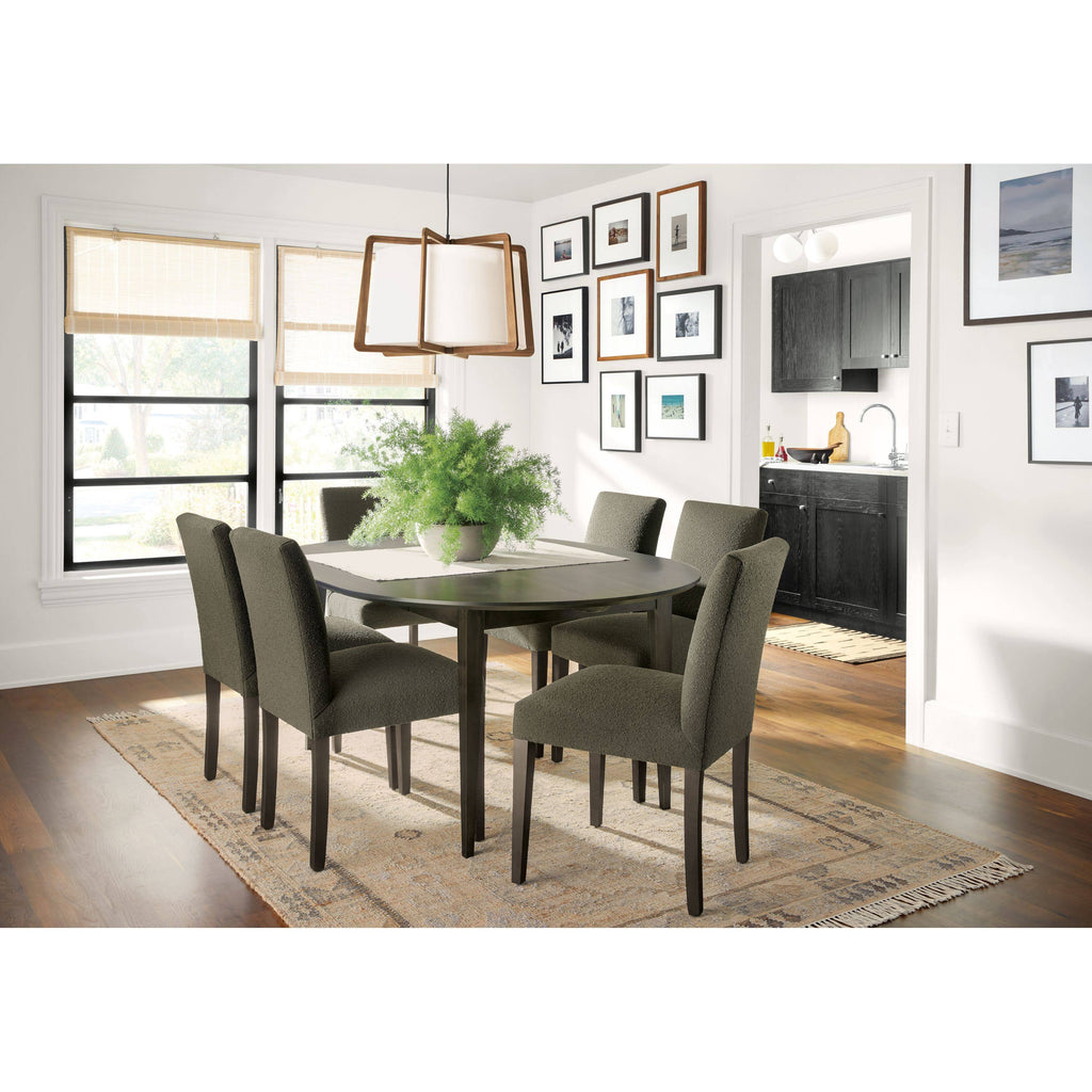 Modern Side Chair in Flint Terracotta with Charcoal Legs U4630