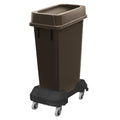 Grey 23 Gallon Wheeled Trash Can with Lid E80383