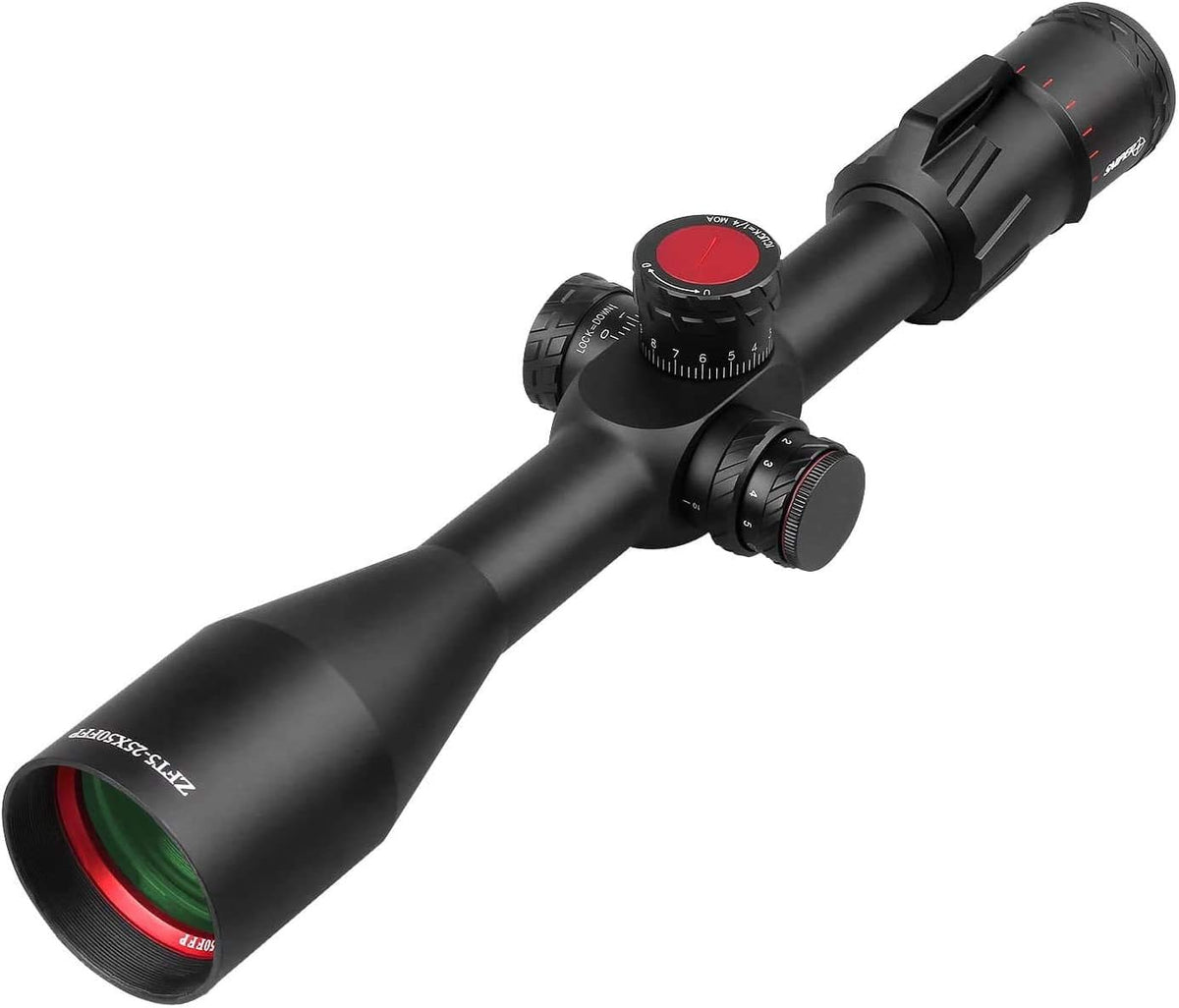 5-25x50 FFP First Focal Plane Scope with Red/Green Illuminated Reticle O2850