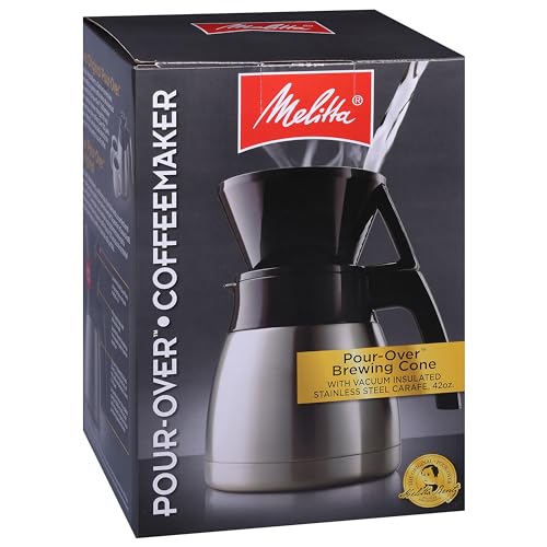 Coffee Maker Pour-Over Brewer with Carafe S838