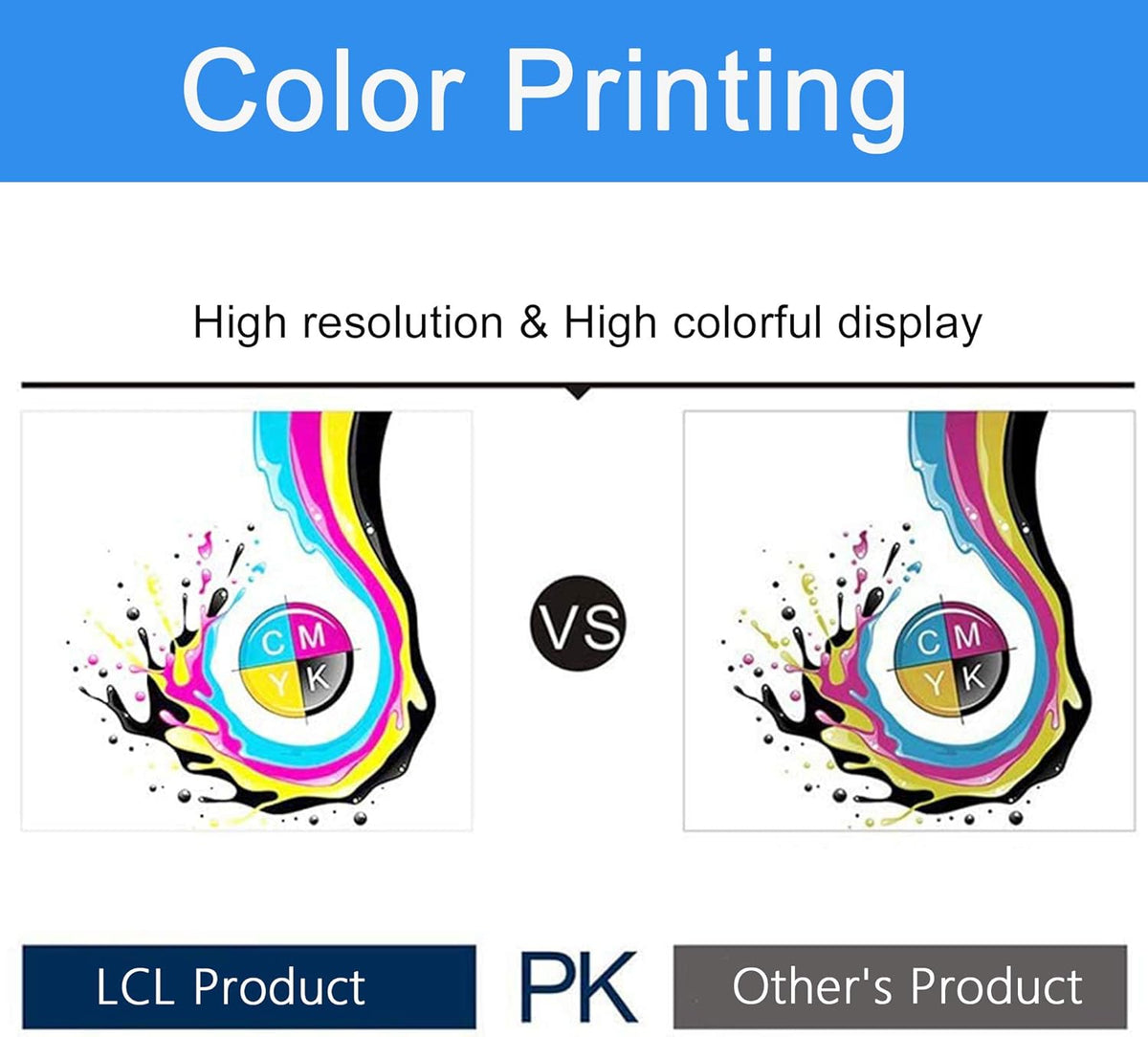 Compatible Toner Cartridge Replacement 4-Pack Black Cyan Magenta Yellow P221