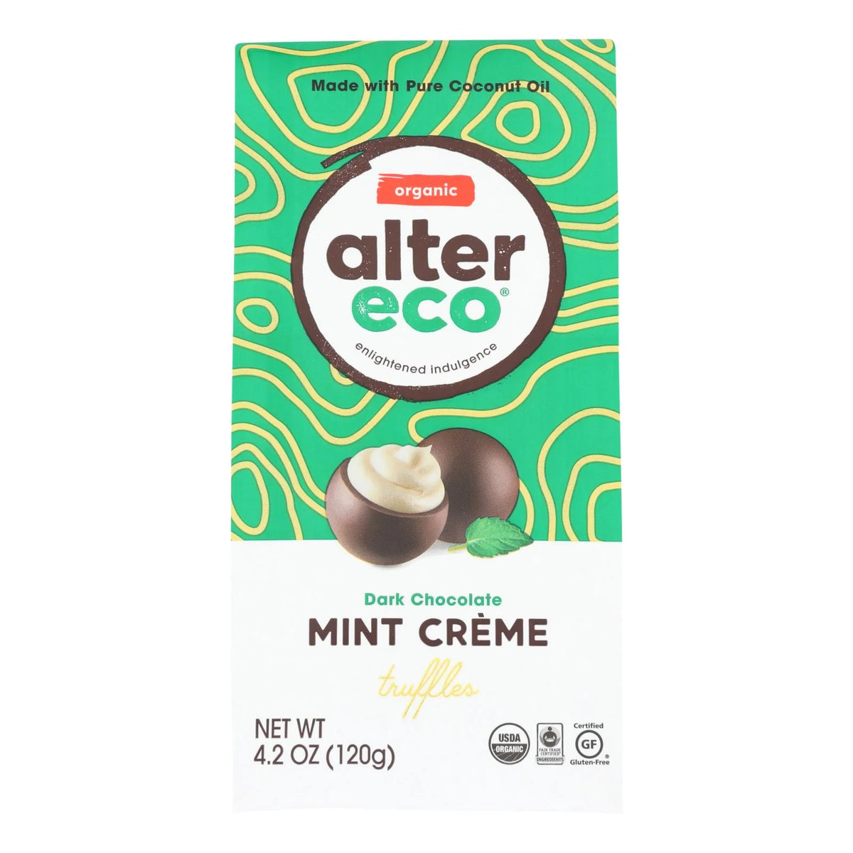 Dark Chocolate Truffles Mint Creme 4.2 oz I618196