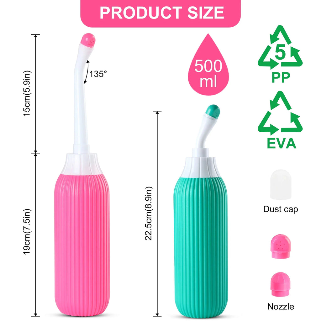 2 Pack Portable Travel Bidet Bottle with Travel Bag B391759