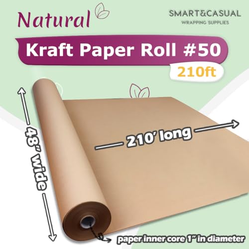 Brown Kraft Craft Paper Roll 70GSM 50LB O432
