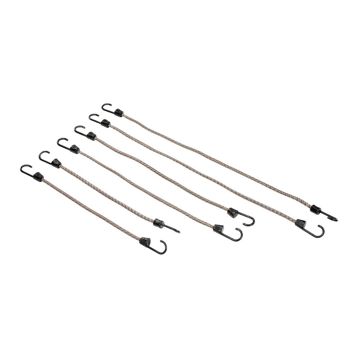Camouflage Elastic Stretch Cords, 6 Piece P271